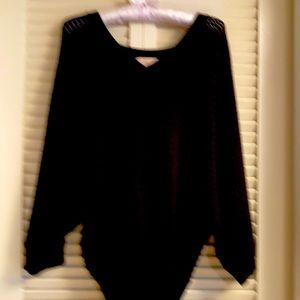 Michael Kors black Vneck sweater